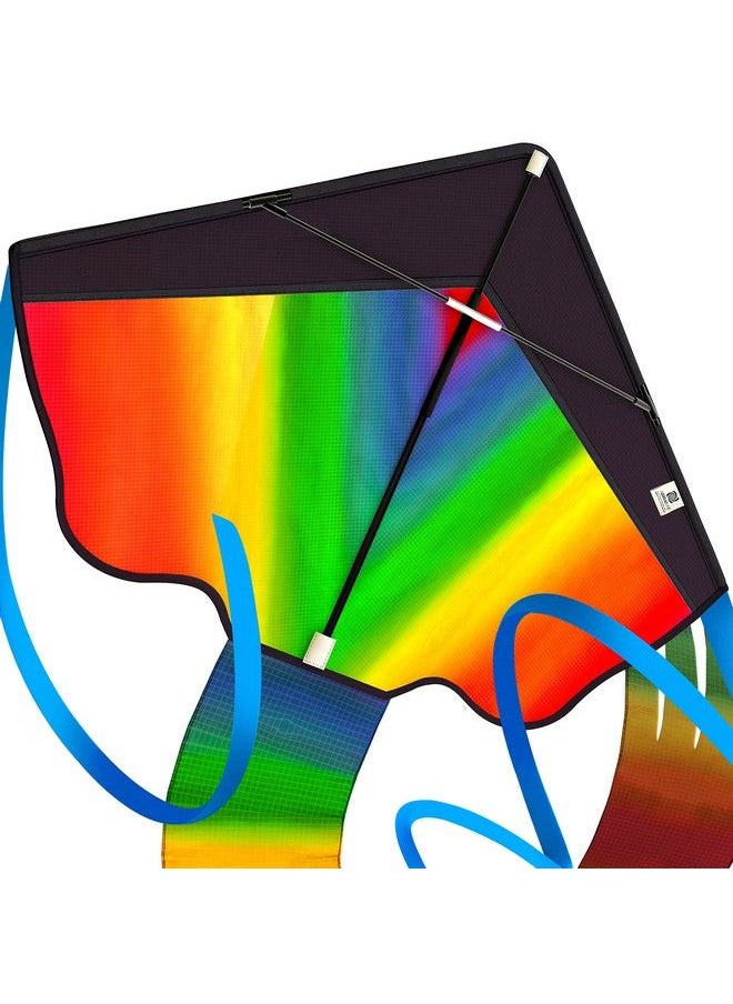 aGreatLife Rainbow Kite For Kids & Kites For Adults Easy To Fly Kites For Kids Ages 4 8 Easy To Fly Large Kites For Kids Ages 8 12 Kites For Toddlers Age 3 5 Beach Kite Kids Kite For Beginner  - Image 1