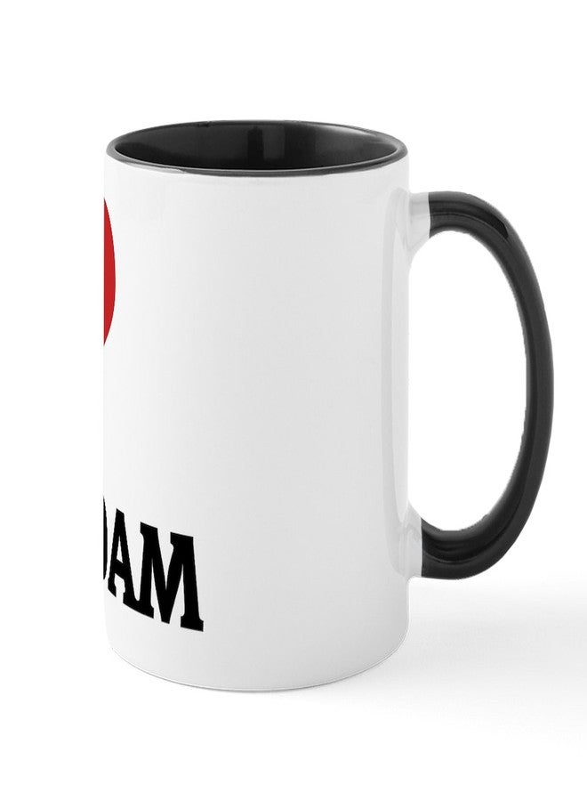 cafe press CafePress I Love Amsterdam Mug 11 oz (325 ml) Ceramic Coffee Mug - Image 2