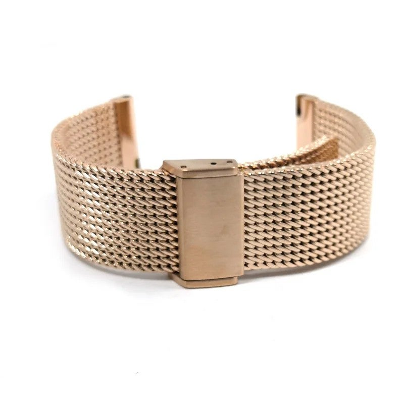 Bluejw Men's Stainless Steel Milanese Loop Watch Band - Quick Release Universal Replacement Bracelet - 18mm 19mm 20mm 21mm 22mm - Image 1