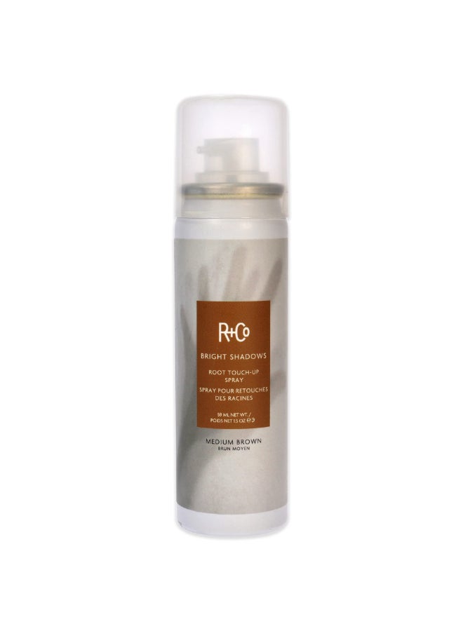 R+Co Bright Shadows Root Touch-Up Spray - Medium Brown, 1.5 Oz. - Image 2