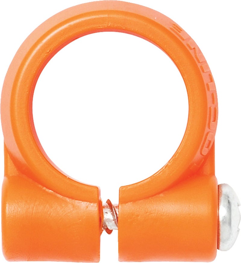 -41477 Coolant Hose Component, Acetal Copolymer, Element Clamp with Screw, 1/4" Hose ID (Pack of 4)