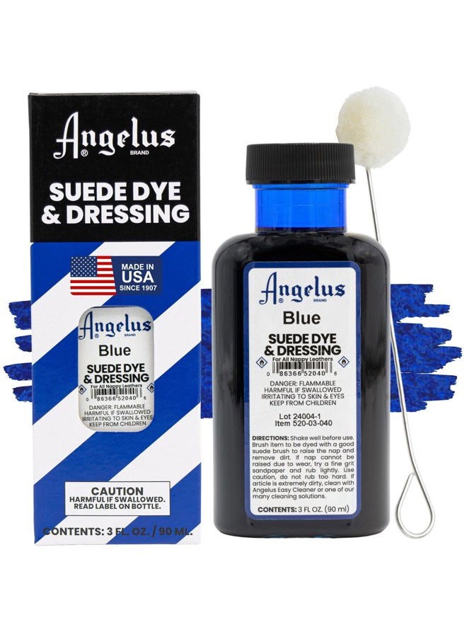 Angelus Suede Dye Blue - Image 1