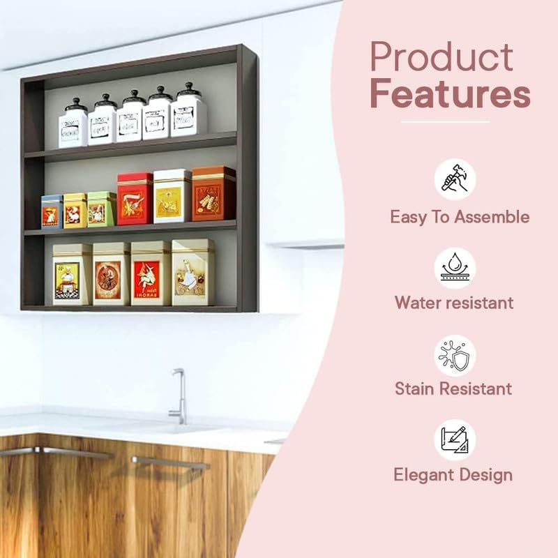 Duadecor Wooden Kitchen Organizer Rack - Image 5