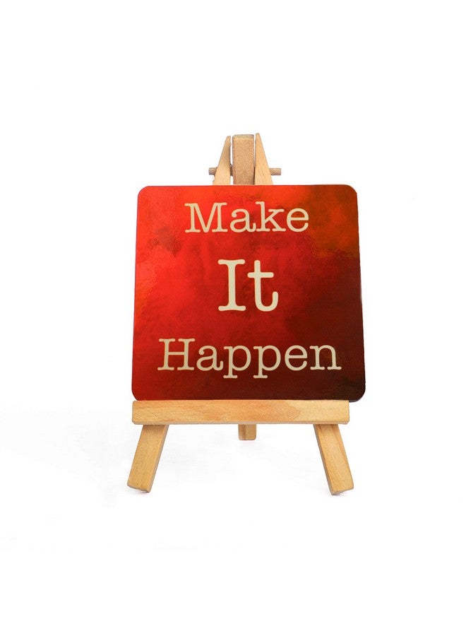 Inside Out Innovative Designs Make It Happen Coaster with Easel Stand - Image 1