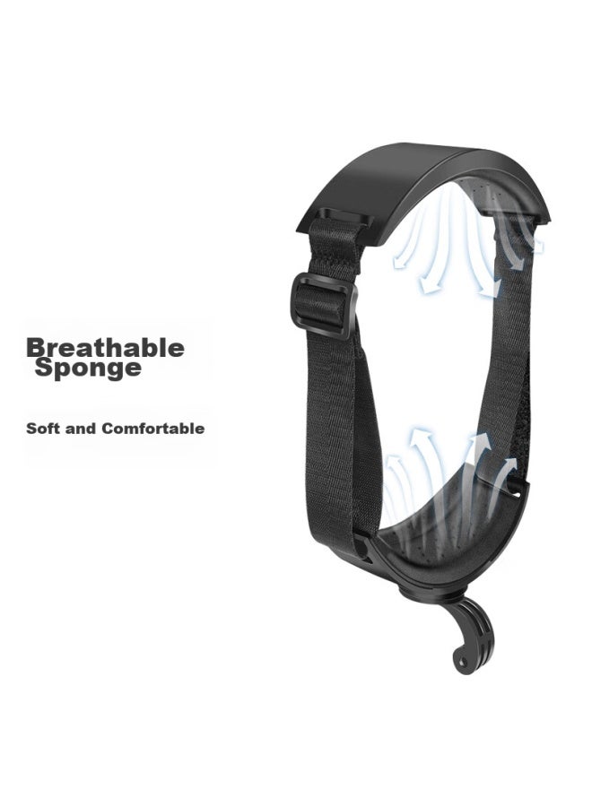 Odd Leaves Qiyehedai Head Strap Base Compatible With Insta 360 Go 3, Go 3s, Go 3s Accessories, Fixed Forehead Strap - Image 5