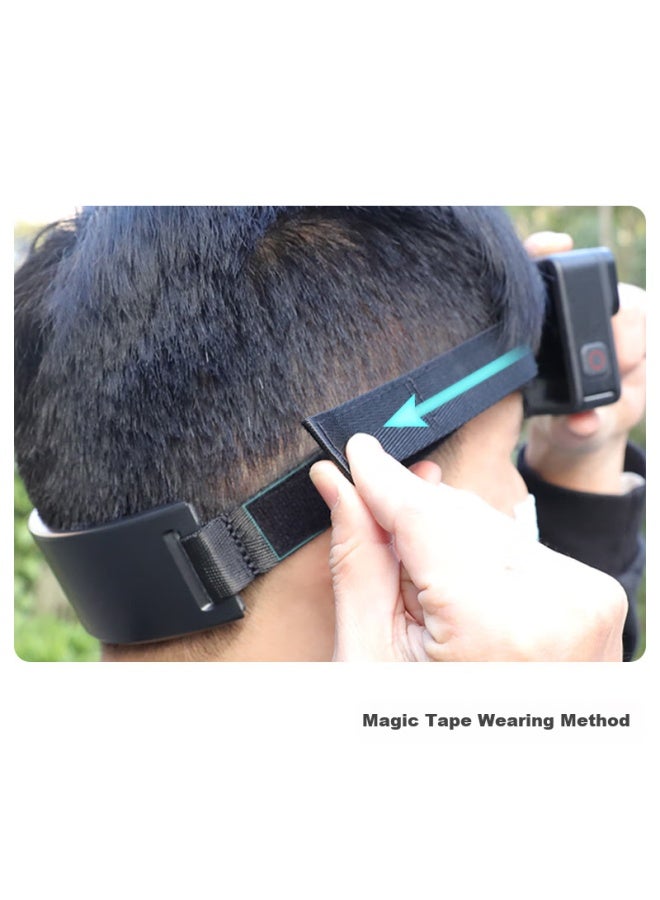 Odd Leaves Qiyehedai Head Strap Base Compatible With Insta 360 Go 3, Go 3s, Go 3s Accessories, Fixed Forehead Strap - Image 3