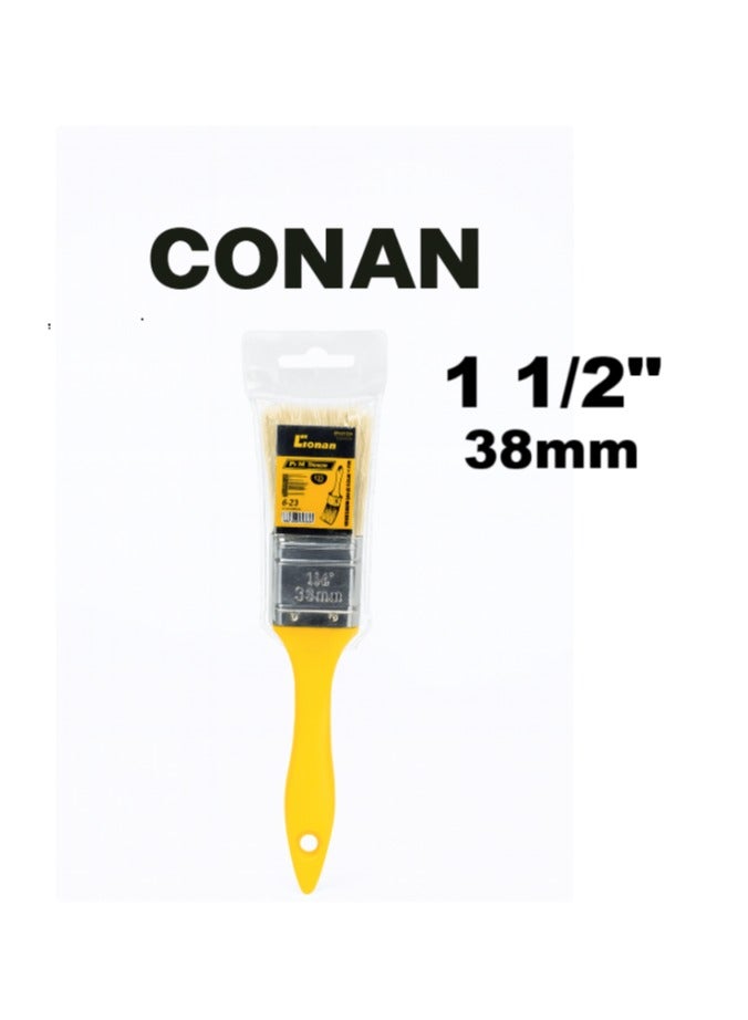 Conan 2 Pieces – Conan Paint Brush Set, 2" (50 mm) & 1.5" (38 mm) High-density synthetic bristles with anti-rust ferrule and ergonomic hanging handle | Models: COP0502 & COP0515 - Image 2