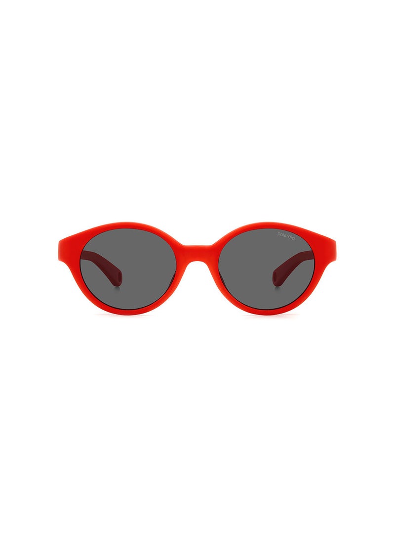 Polaroid Kids Unisex UV Protection Round Sunglasses - Pld K007/S Red 42 - Lens Size: 42 Mm  - Image 3