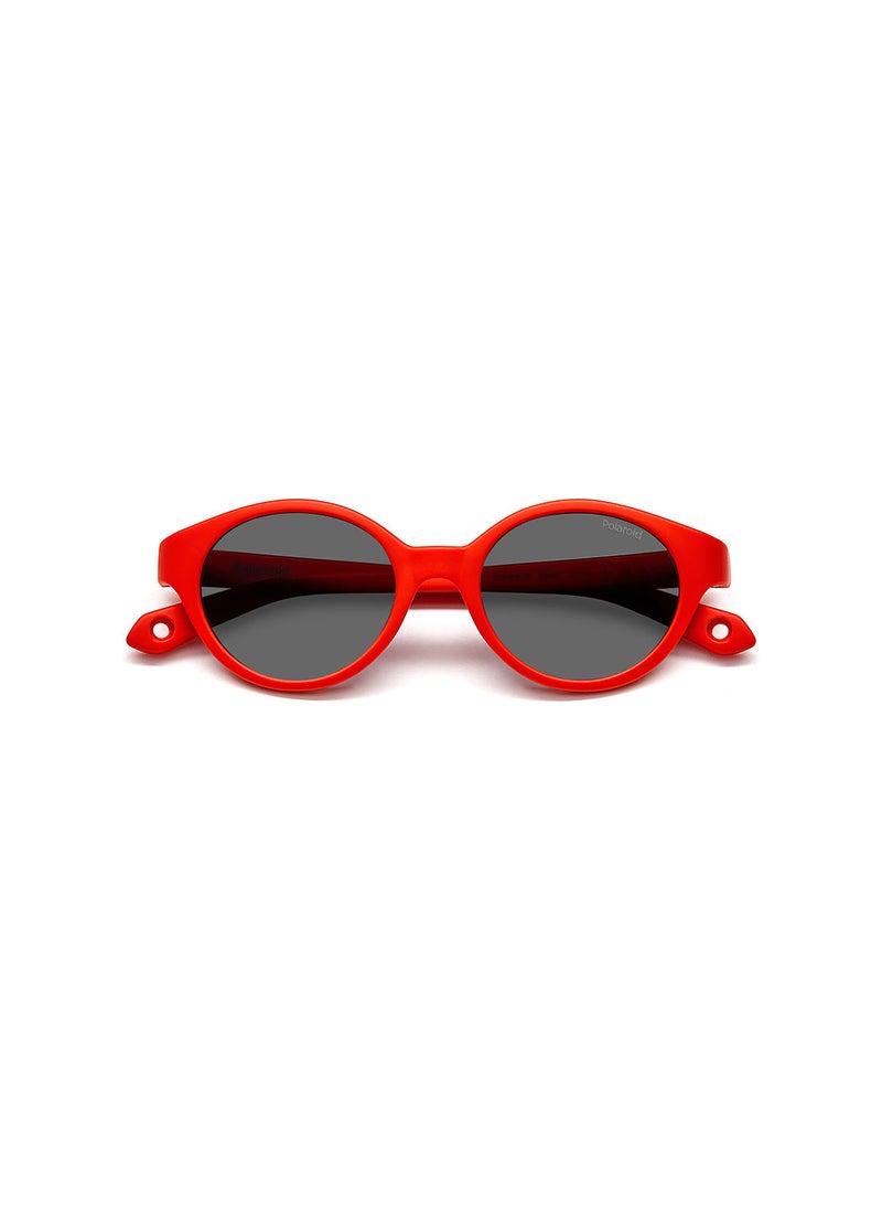 Polaroid Kids Unisex UV Protection Round Sunglasses - Pld K007/S Red 42 - Lens Size: 42 Mm  - Image 4