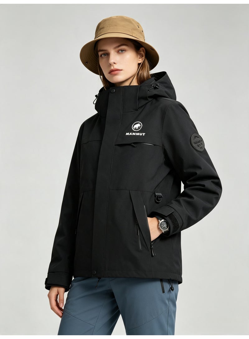 Mammut Men's and women's outdoor jacket windproof waterproof hooded mountaineering jacket - Image 5