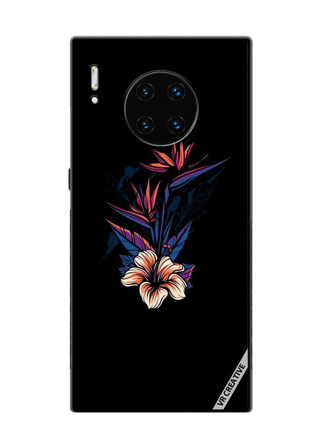 VR CREATIVE Protective Case Cover For Huawei Mate 30 Pro Flower Design Multicolour - Image 1