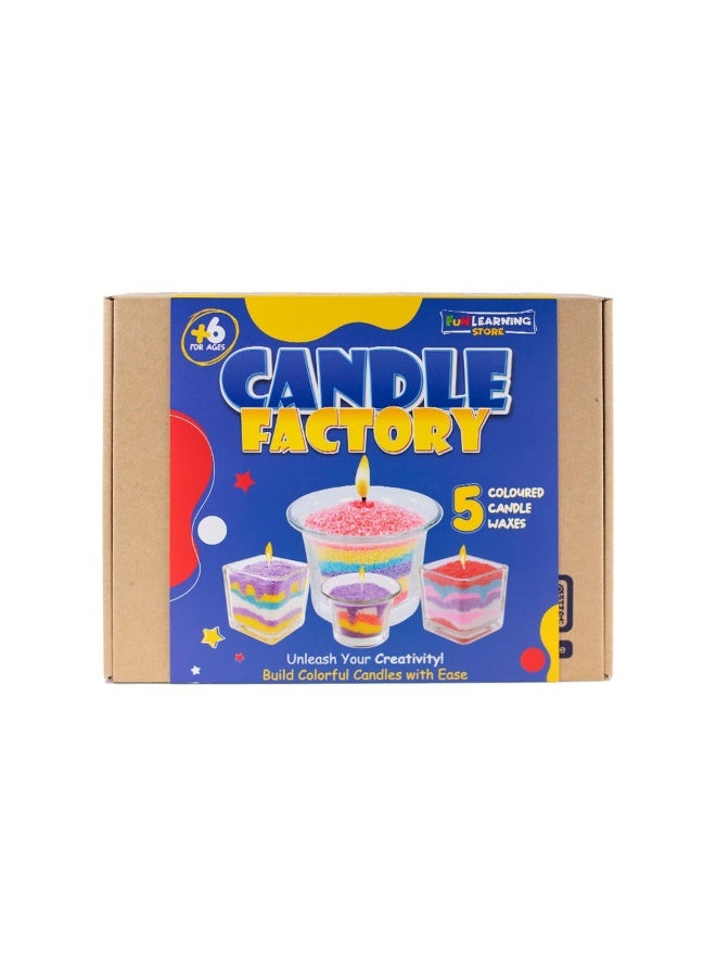 فن ليرنينج ستور طقم صنع الشموع الإبداعي للأطفال – مجموعة حرفية ممتعة وسهلة لصنع شموع مخصصة - Image 3
