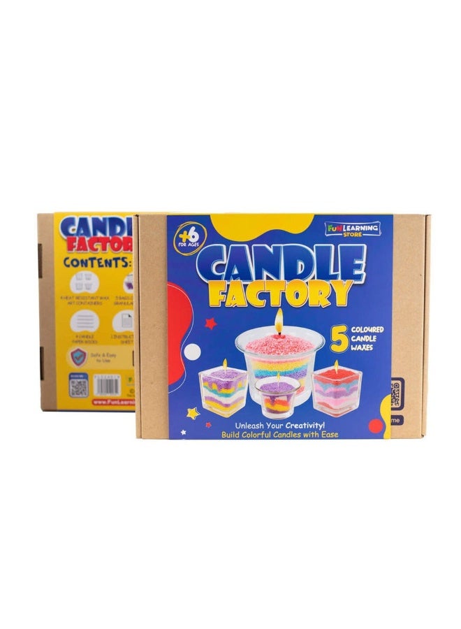 فن ليرنينج ستور طقم صنع الشموع الإبداعي للأطفال – مجموعة حرفية ممتعة وسهلة لصنع شموع مخصصة - Image 4