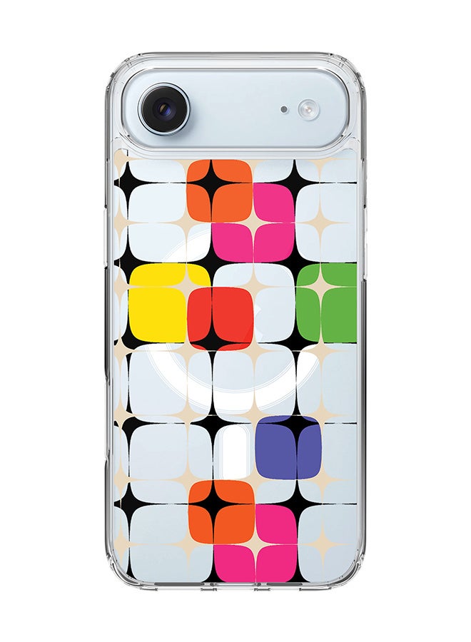 Stylizedd Classic Clear MagSafe Case for iPhone 17 Air , Hybrid Soft Case Flexible Edges Anti Drop TPU PC Gel Thin Transparent Cover [ Designed for iPhone 17 Air ] - 70's Star