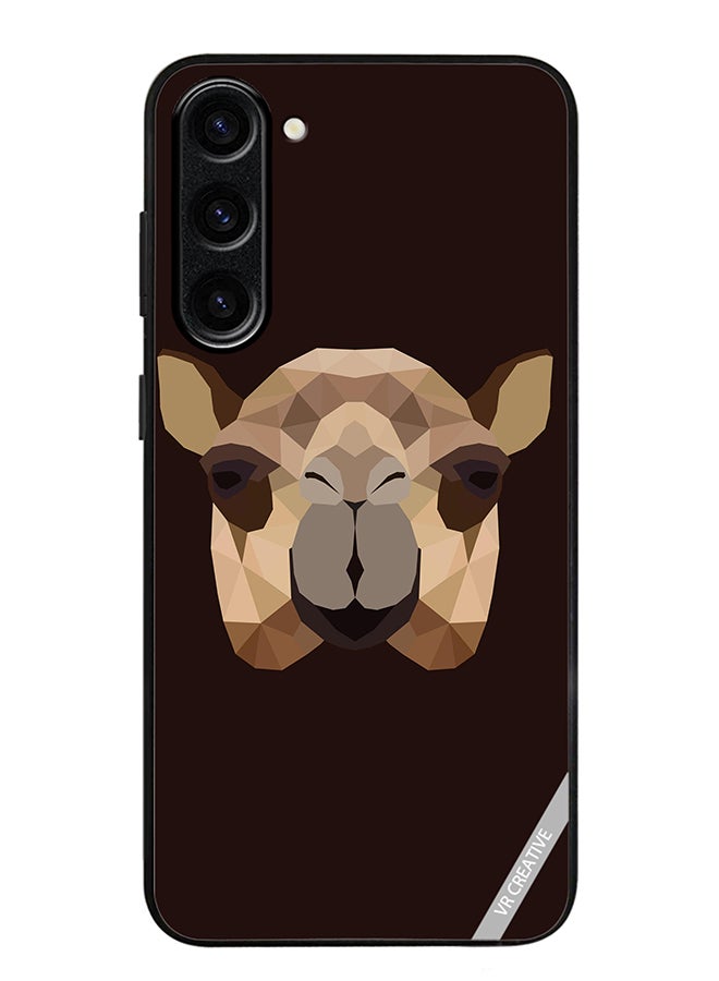VR CREATIVE Protective Case Cover For Samsung Galaxy S23 FE The Camel Polygon Design Multicolour - Image 1