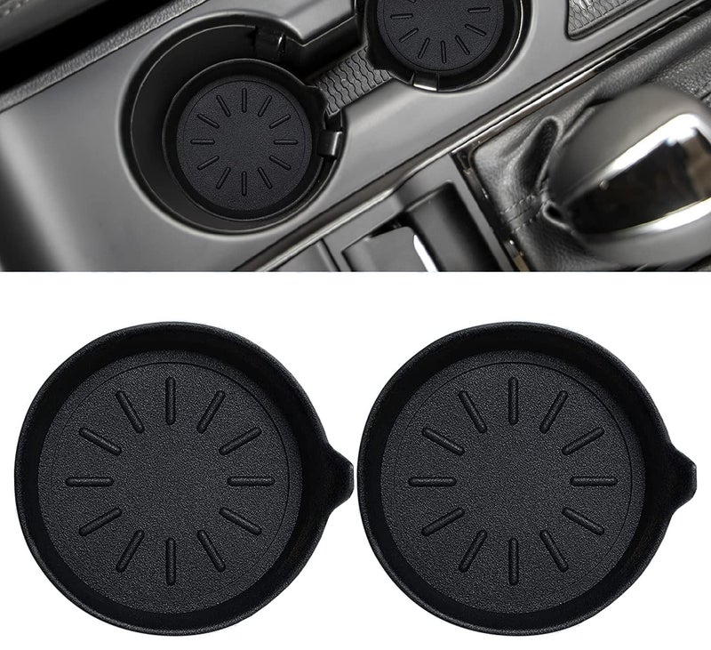 LEORAY Car Coasters for Cup Holder Silicone Car Cup Holder Coasters Pack of 2 - Image 1