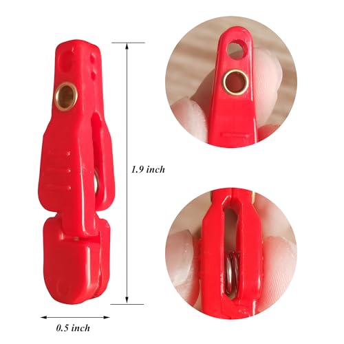 FUNORNAM 21Pcs Heavy Tension Snap Release Clips for Weight Planer Board Kites Downrigger Trolling Fishing - Image 2