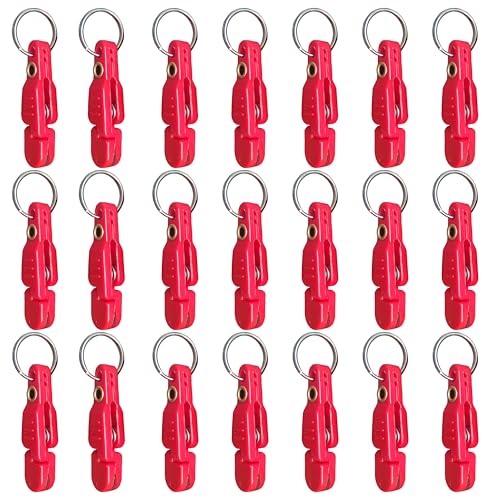 FUNORNAM 21Pcs Heavy Tension Snap Release Clips for Weight Planer Board Kites Downrigger Trolling Fishing - Image 1