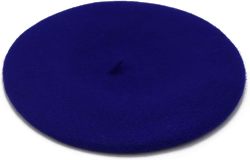 Wheebo Wool Beret Hat,Solid Color French Style Winter Warm Cap for Women Girls Lady - Image 4