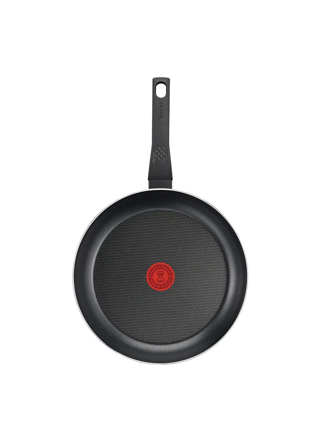 Tefal TEFAL EASY COOK AND CLEAN | Frypan 20 cm | easy clean | non stick coating | thermo signal™ | heat indicator | diffusion base | healthy | safe cookware | Made in France | 2 Years Warranty | B5540202 Black - Black Coffee Ultra