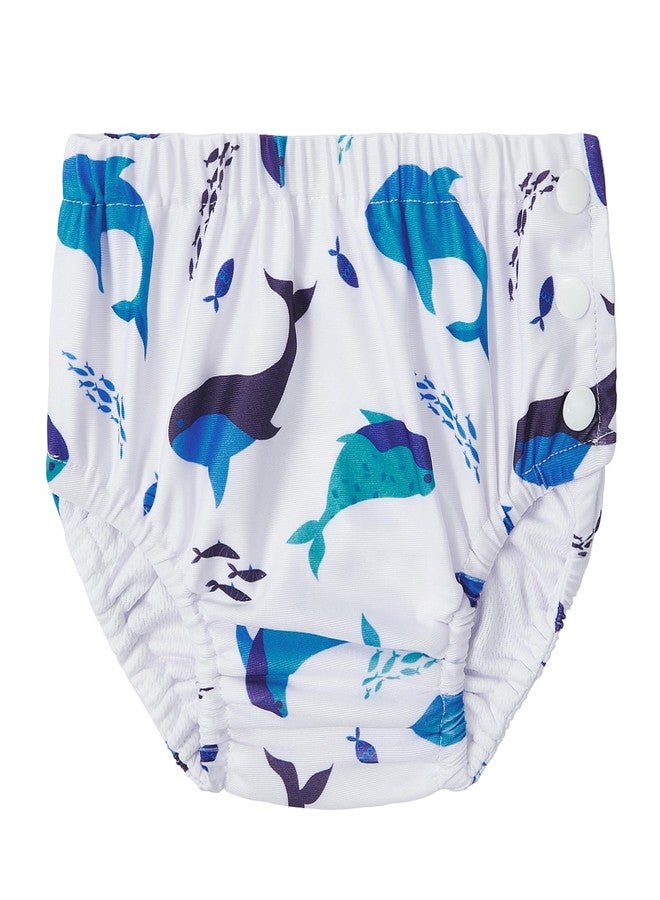 Durio 2Pcs Reusable Swim Diapers for Baby & Toddler (12-18 Months) - Washable Water Diapers - Essential Marine Life Design - Image 2