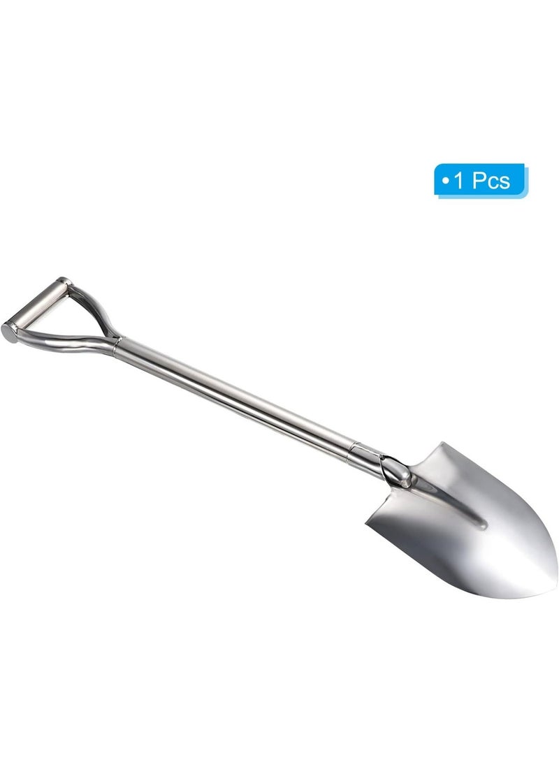 Stainless Steel Digging Shovel, D Handle, 80x17cm, Silver Color for Garden and Outdoor Work - Image 3