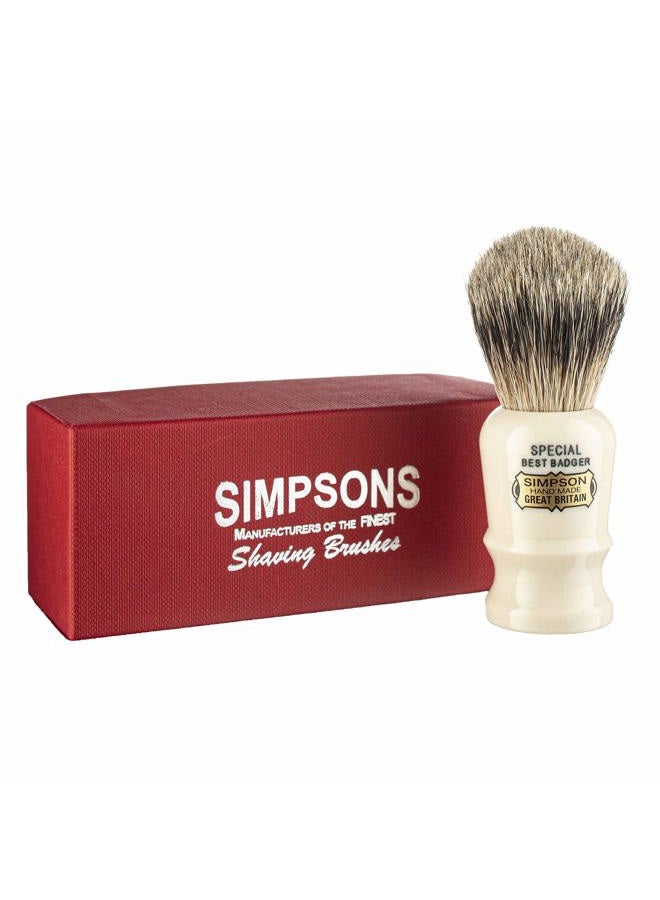 Simpson Shaving Brushes Special S1 B Best Badger Handmade British Shaving Brush - Image 1