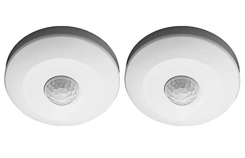 Quick Sense (Qs-06): 360 Degree MINI PIR Motion Sensor 220V White(Max 100w)(2 pcs Pack) - Image 1