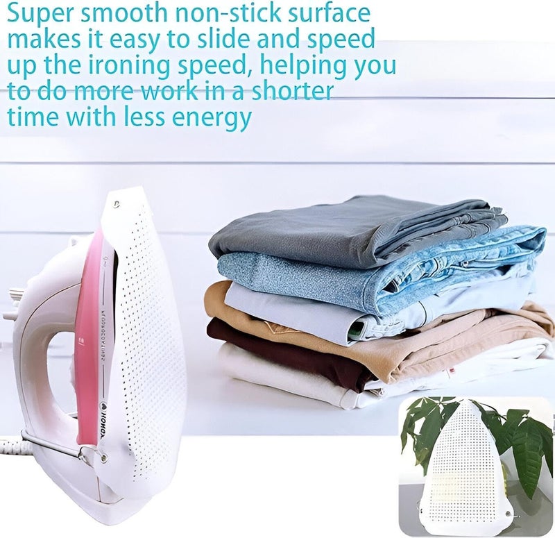Iron Shoe Cover - Heat Resistant Non-Stick Protective Guard with Metal Construction and Perforated Design for Effortless Steam Ironing - Image 2