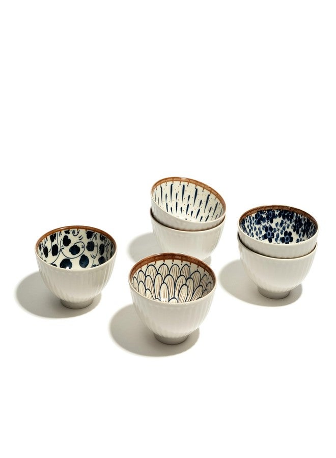Beyond Homes Ceramic Serving Bowl Set of 6 | Printed Ceramic Bowls for Serving Noodles, Ramen, Snacks, Soups or Curries | Perfect for Gifting | Set of 6, Floral (Only 6 Bowls) - Image 4