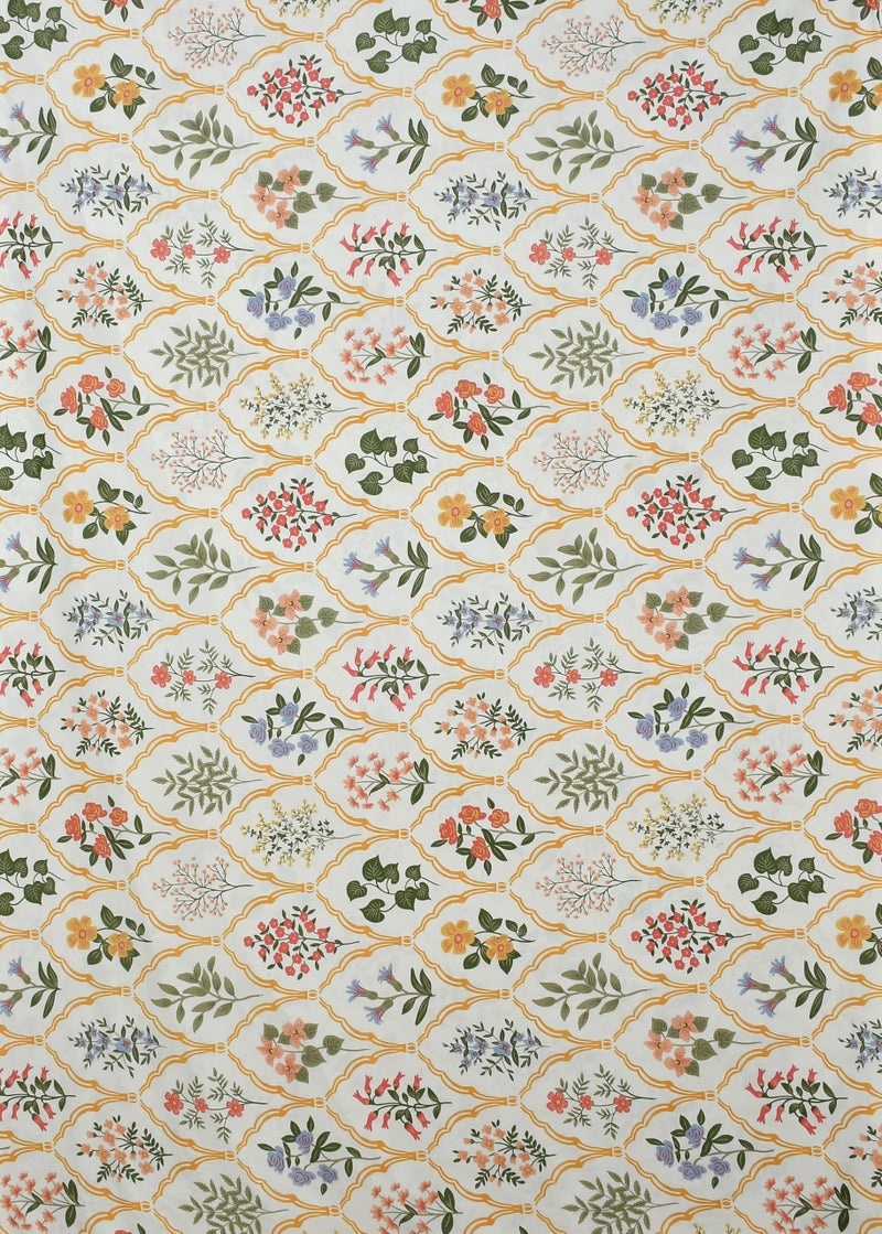 TIB Glace Cotton Geometric Duvet Cover Single Bed | Quilt Cover | Blanket Cover | 140 GSM, 60x90, Jaipuri Cream - Image 2