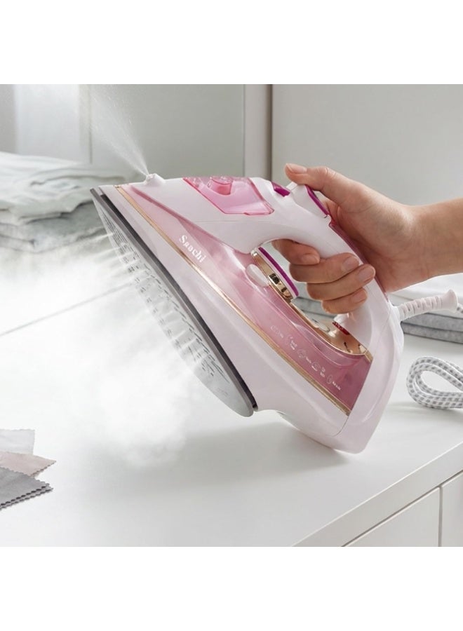 Sachi Steam Iron, Ceramic Soleplate, 320ml Water Tank, Adjustable Steam & Spray, Burst & Self-Clean Function, Overheat Protection - Image 2