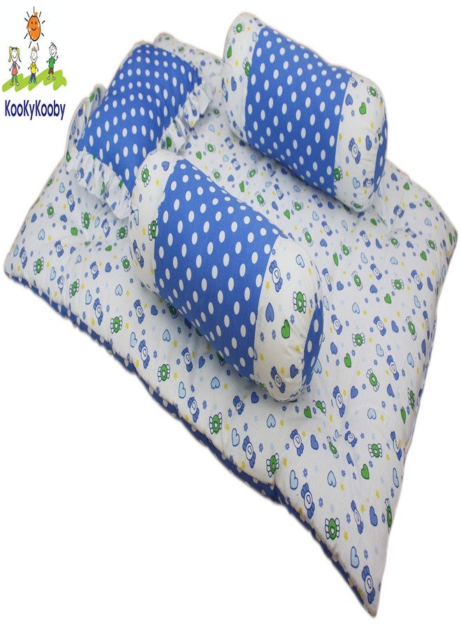 KooKyKooby 4pc Bedding Set Blue 0-3 Months - Image 2