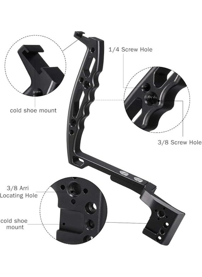 AgimbalGear - AgimbalGear DH09 Handle Grip Compatible with DJI Ronin S Gimbal Stabilizer - Support Extension Mounting Monitor/Microphone Holder, Inverted Adapter for Low Angle Video Shooting - Image 1