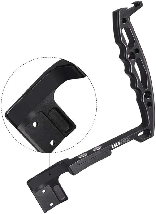AgimbalGear - AgimbalGear DH09 Handle Grip Compatible with DJI Ronin S Gimbal Stabilizer - Support Extension Mounting Monitor/Microphone Holder, Inverted Adapter for Low Angle Video Shooting - Image 1