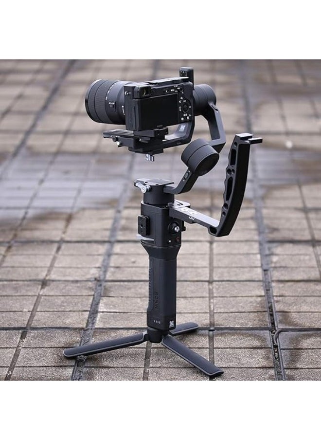 AgimbalGear - AgimbalGear DH09 Handle Grip Compatible with DJI Ronin S Gimbal Stabilizer - Support Extension Mounting Monitor/Microphone Holder, Inverted Adapter for Low Angle Video Shooting - Image 1