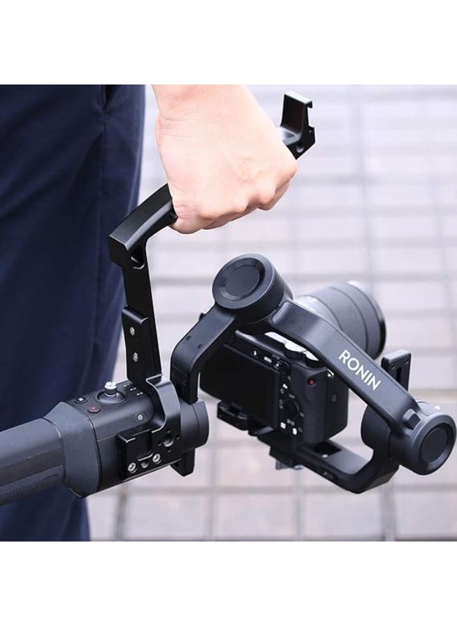 AgimbalGear - AgimbalGear DH09 Handle Grip Compatible with DJI Ronin S Gimbal Stabilizer - Support Extension Mounting Monitor/Microphone Holder, Inverted Adapter for Low Angle Video Shooting - Image 1