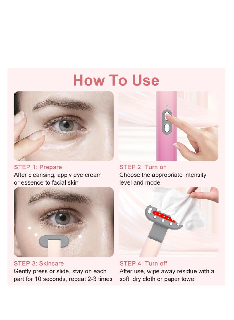 SYOSI Red Light Therapy Device, Skincare Equipment for Face and Eyes, At-Home Red Light for Skin and Blue Light Rejuvenation, Non-Invasive Therapy Tool for Improved Skin Health and Beauty  - Image 4