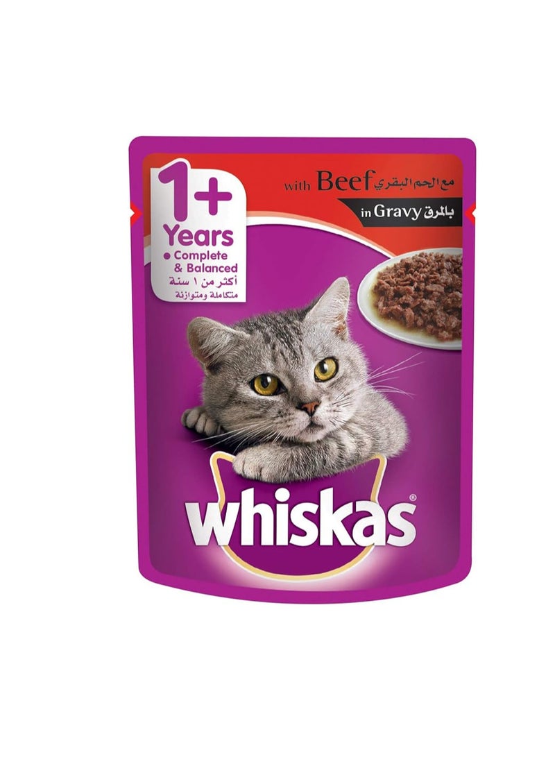 Whiskas Beef in Gravy 85g