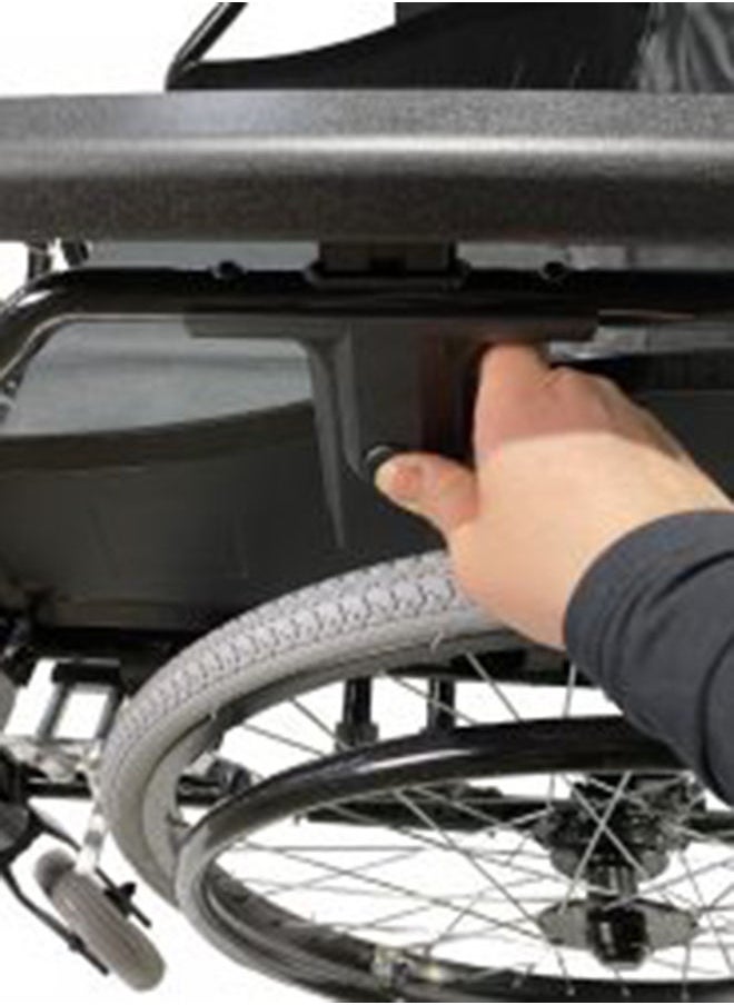 Gilani Mobility Manual Wheelchair With Adjustable Leg Support - ADAPTABLE WHEELCHAIR 85X35X78  - Image 5