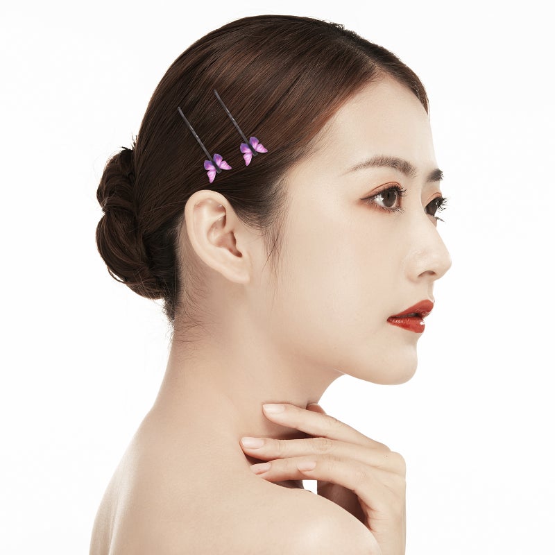 Butterflies Barrette, Stylish Hair Clip for Women, Durable and Comfortable Design - Image 4