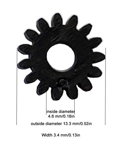 Sonilco 5pcs Clutch Gear 15T (15 Teeth) Carriage Lock Replacement for HP 3180 4480 4580 4500 4660 4600 5788 2488 5610 5740 5750 5780 - Image 3