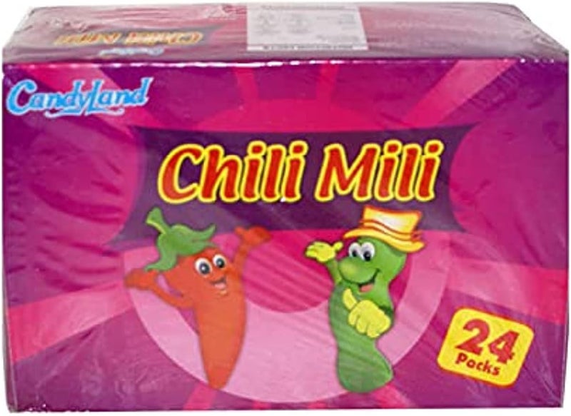 Candyland Chili Mili Hot Gummy Candy, 18 gm, Pack of 24 - Image 1