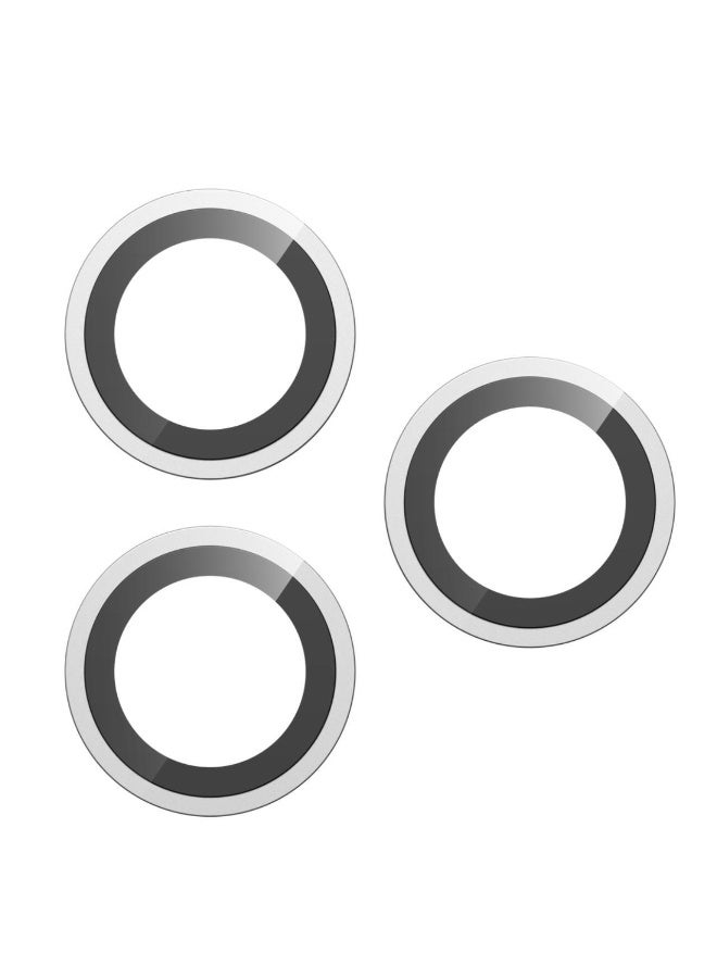 devia iPhone 17 Pro / 17 Pro Max Lens Protector Silver - Tempered Glass with Titanium Frame Premium Dual AR Protection and 99% Ultra Clear - Image 2