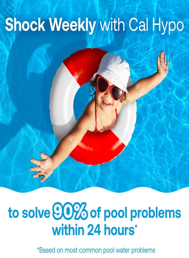 HTH 52030B Swimming Pool Care Shock, Swimming Pool Chlorinator Boosts Chlorine Levels, Cal Hypo Formula, 13.3oz (Pack of 6) - Image 3