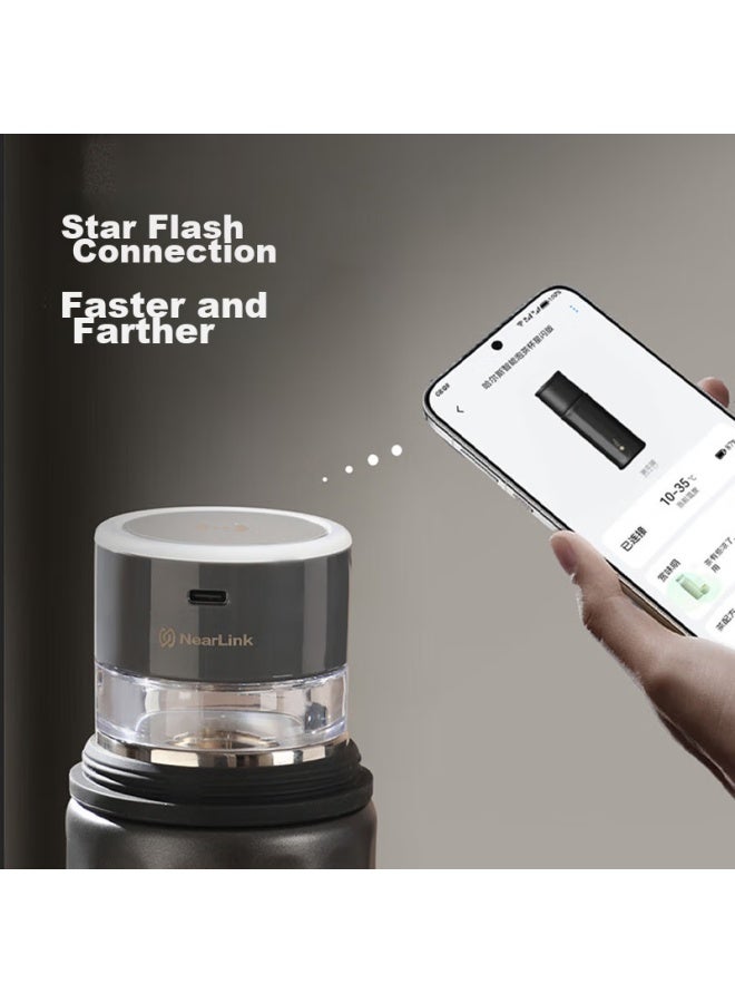 Huawei Smart Selection Harmonyos Selected Haers Star Flash Smart Tea Infuser Cup, Titanium-coated Insulated Mug, 450ml, Gift For Men And Women On Qixi Festival - Image 2