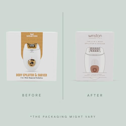Winston Rechargeable Body Epilator and Shaver for Women Facial Hair Remover Machine | Mini Portable Electric Body Shaver | Bikini Trimmer - 90 min Runtime - Image 5
