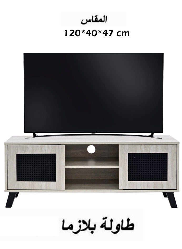 ليفينج طاولة تلفاز مع رف 120*40*47 سم - Image 2
