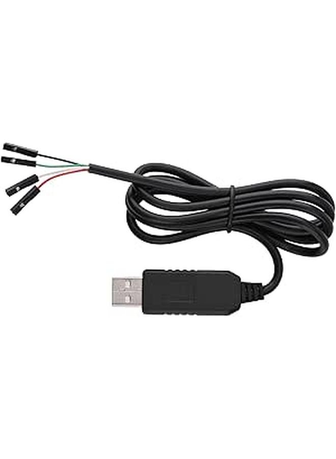 USB to TTL Serial Converter Cable 1 Meter with Color Coded Wires for Arduino Raspberry Pi - Image 1