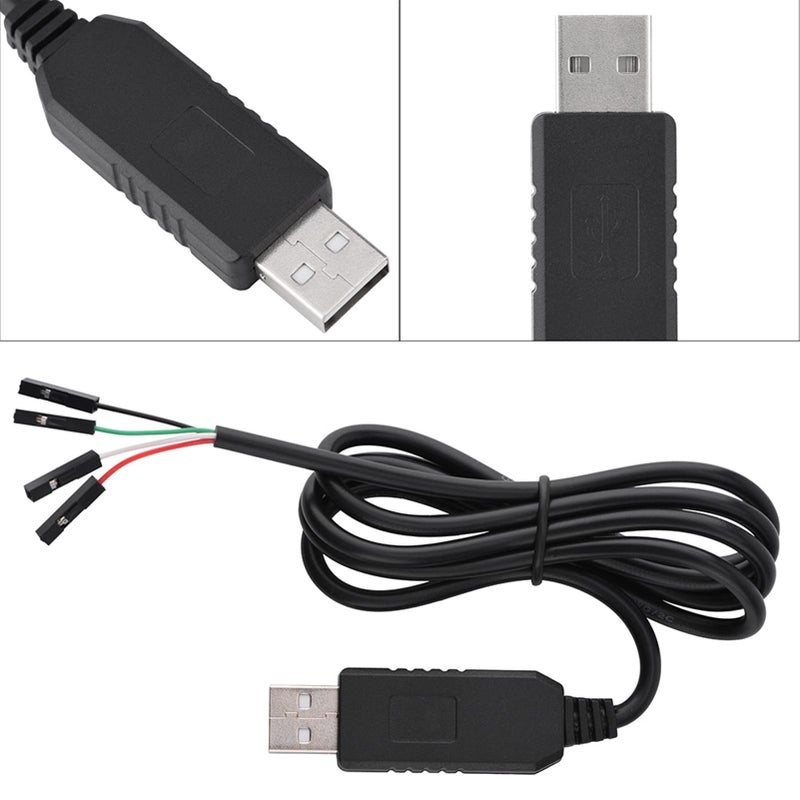 USB to TTL Serial Converter Cable 1 Meter with Color Coded Wires for Arduino Raspberry Pi - Image 3